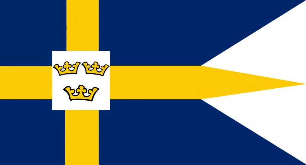 Sveriges örlogsflagga 1658-