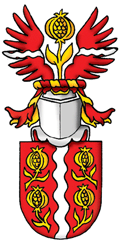 Arms of Ronquist family. Vapensköld för familjen Ronquist