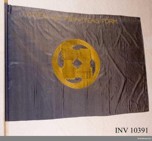 Svenska brigadens fana från 1919. 