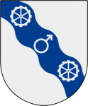 Arms of Degerfors. Creative commons: Lokal profil