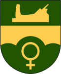 Arms of Åtvidaberg. Creative commons: Lokal profil